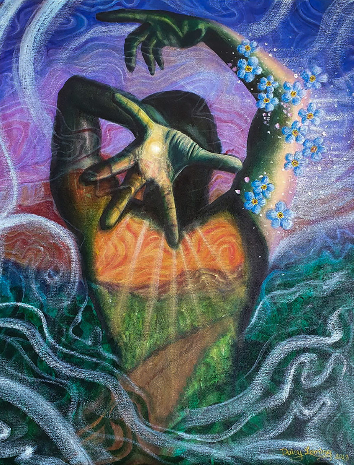 Colourful Man Painting